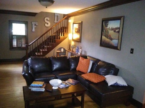 Main Floor - Living Room with Roku TV