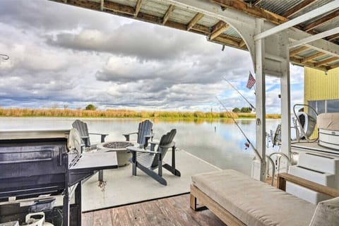 Boat house view