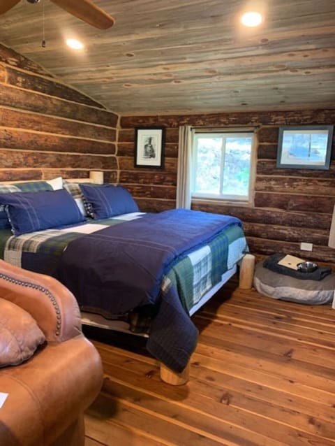 Cozy king bed with down comforter. You may not want to get out of bed in the morning