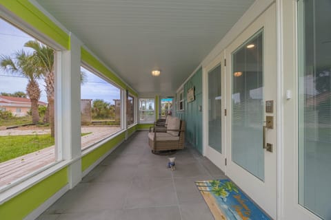 Screened front porch