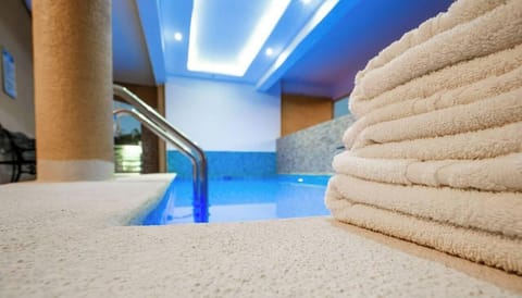 Swim anytime in the private indoor pool at Casa Mar de Cortez, a downtown San Felipe Baja California rental — perfect for year-round enjoyment.
