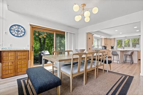 Large table with plenty of seating for your family