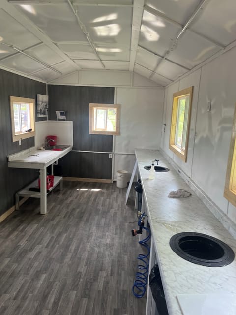 Fish cleaning station available at Trapper’s Landing if you book a slip.