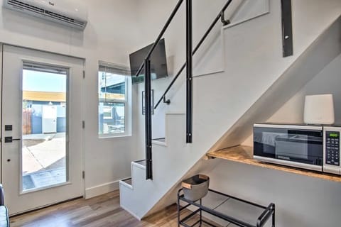 Smart TV. Guests can login into the Amazon, Hulu or Netflix account