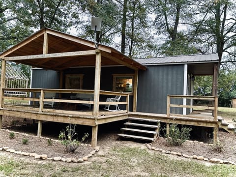 View of Hickory Cabin and deck