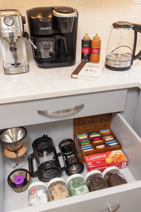 Keurig, brewed, espresso, pressed, cold brew and pour over are all here for you