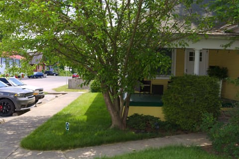 Front of house and parking