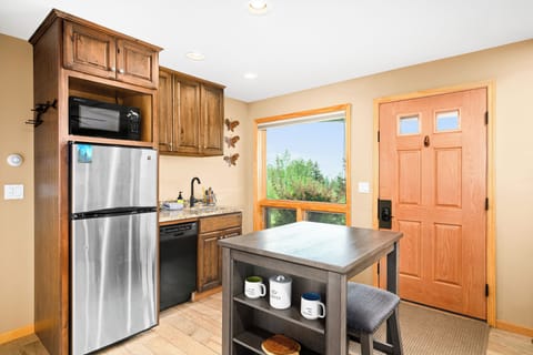 Kitchenette with view