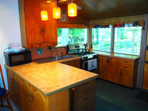 KITCHEN:  All appliances and a good supply of cooking and dining utensils.