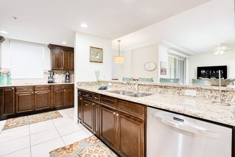 Fully stocked kitchen