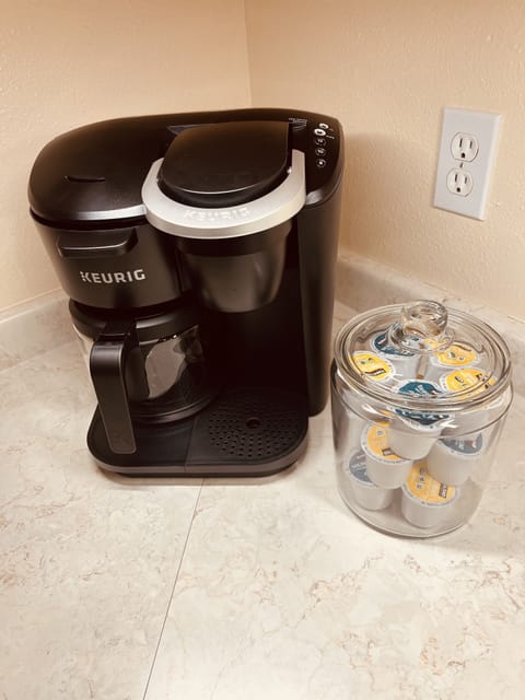 Coffee included with each stay