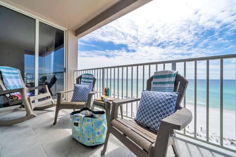 Your private beachfront balcony offers stunning ocean views with comfortable seating to watch waves and soak up the coastal atmosphere.