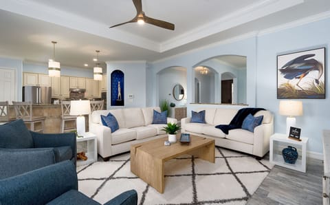 Great Entertaining Space with Great Room, Kitchen, with views to the Pool.