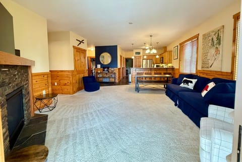 Living Room with Fireplace