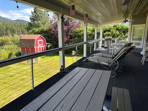 Huge Balcony Overlooking River