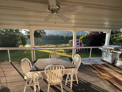 Relaxing Balcony Views with Grill