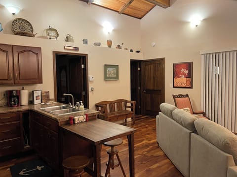 Beautiful open concept apartment with 1 bedroom, 1 bath and convertible sofa