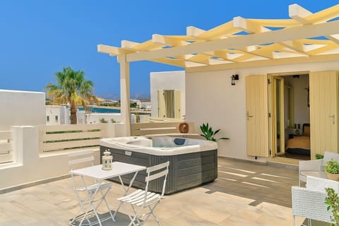 Savor the beautiful view from the balcony