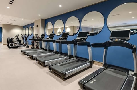 Start strong with treadmills lined up for easy workouts.
