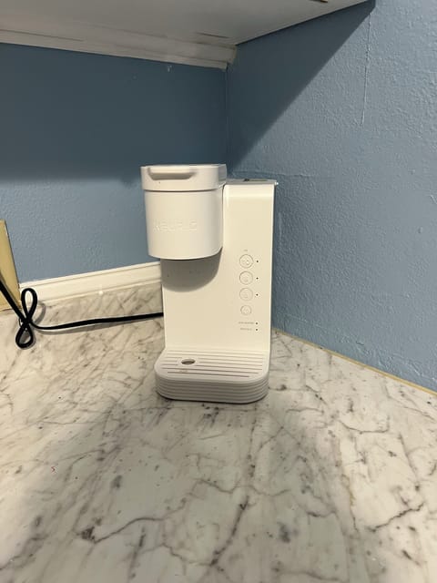 Keurig machine available for those early morning jolt of joe