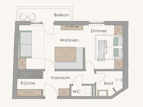 Apartment Riverside Typ A - People's Hotel Bed and Breakfast in Piesendorf