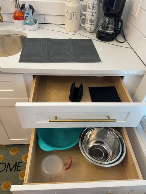 Fully stocked kitchen