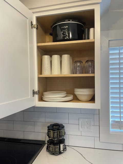 Fully stocked kitchen
