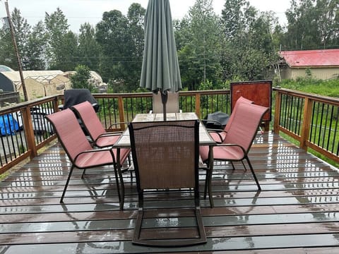 Upstairs patio