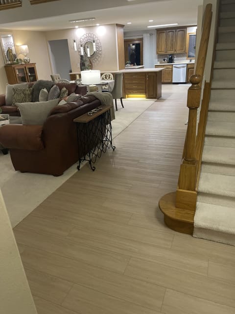 Stairs to 2nd floor Bedrooms and full bath