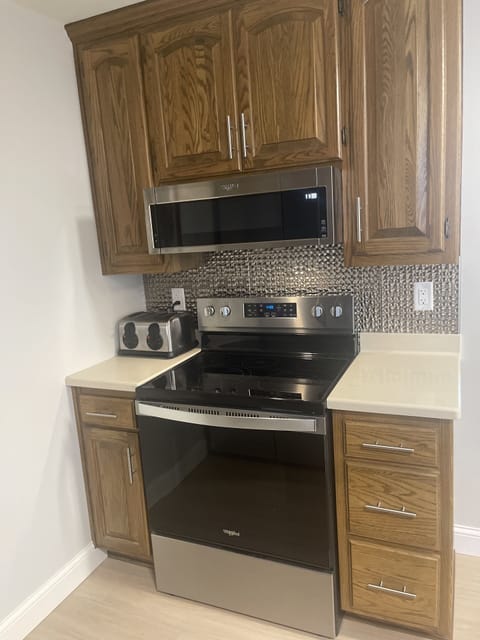 Cooking area of kitchen