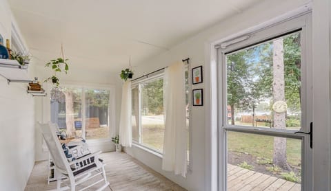 Waterfront and sunset view from the front of the cabin!!!