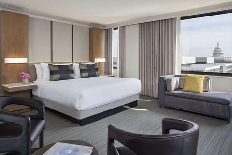 Lounge by the window and savor sweeping Capitol views.