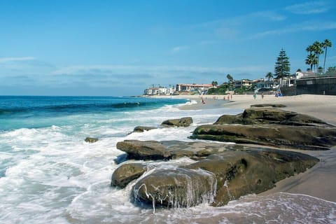 4 Blocks from the studio is Marine Street Beach.