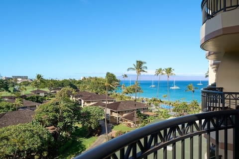 Breathe in ocean breezes from your private balcony view.