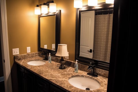 Bathroom 1 - Private with king bedroom.