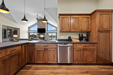 WisCottage on Beach Lake Wisc a DI4Y Vacation Rental - View of Lake from Kitchen