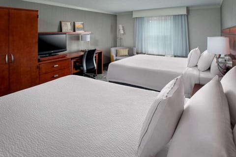 Relax with extra space and two beds for easy sharing.