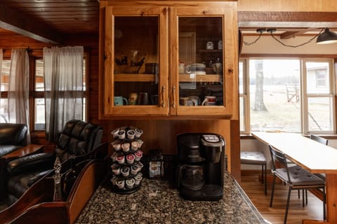 Keurig dual brew coffee maker.  Carafe and K-cups.