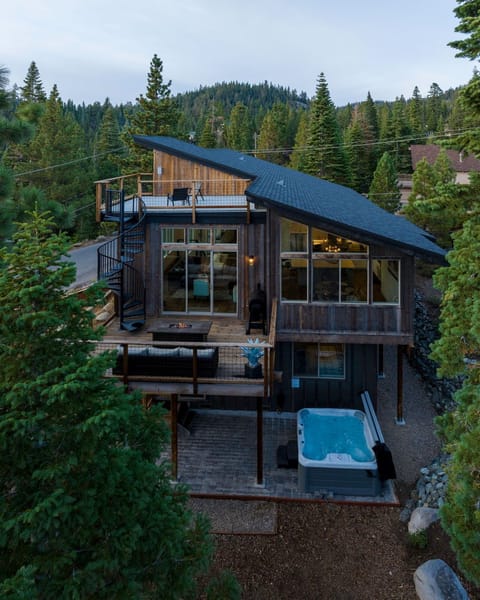 Rear exterior on fenced 0.5 acre