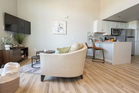 Open Floor Concept  | Apple TV | Full Kitchen 