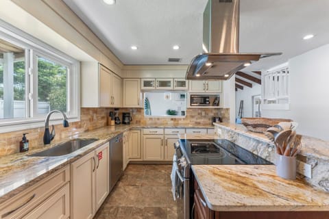 Big, open kitchen with every modern convience to cook out for the whole family!