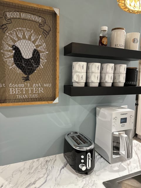 Coffee maker plus we supply coffee and tea