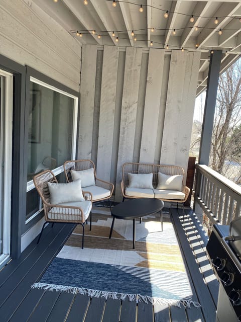 Private Deck Seating area