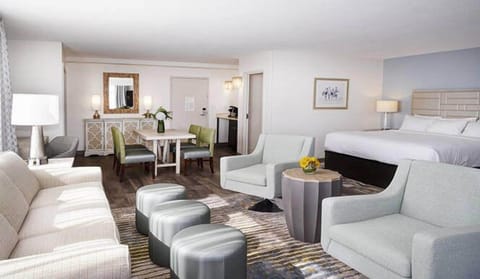 Gather and relax in an airy suite with plenty of seating.