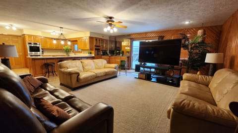 Large Family Areas and 65" Smart TV