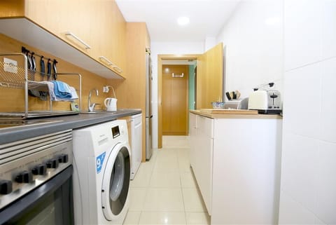 Another view of the modern kitchen from a different angle