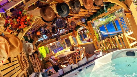 (2) Hot Tub Area