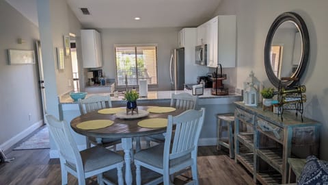 Fully renovated an open from the Kitchen, through the living room, to the lanai