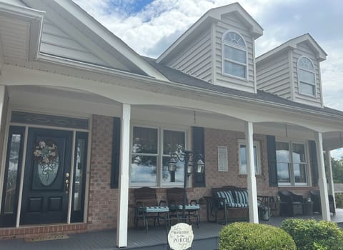 Plenty of seating to chat with friends and family.