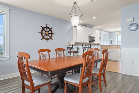 Enjoy top floor ocean views from living room,  dining room & master bedroom suite.